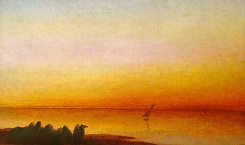 Sunset on the Nile, 1887, George Frederic Watts