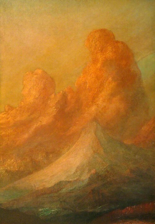 Sunset on the Alps, 1888, George Frederic Watts