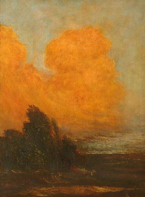Evening Landscape, , George Frederic Watts