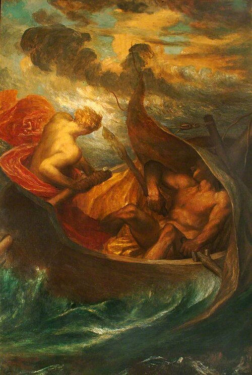 Love Steering the Boat of Humanity, 1900, George Frederic Watts