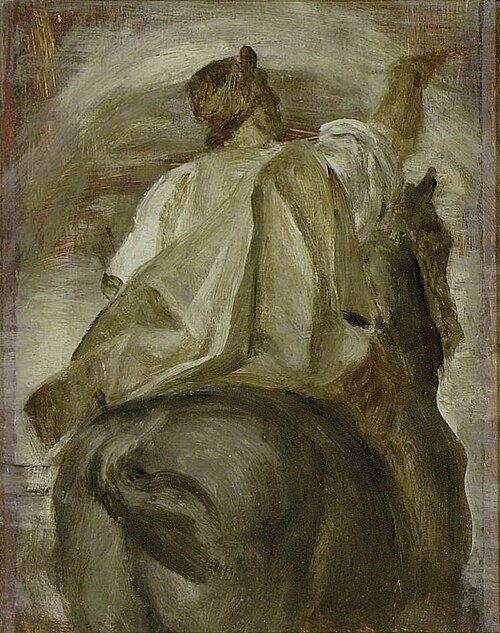 The Rider on the Black Horse, 1875, George Frederic Watts