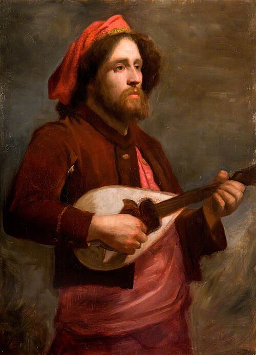 The Wandering Minstrel, , George Frederic Watts