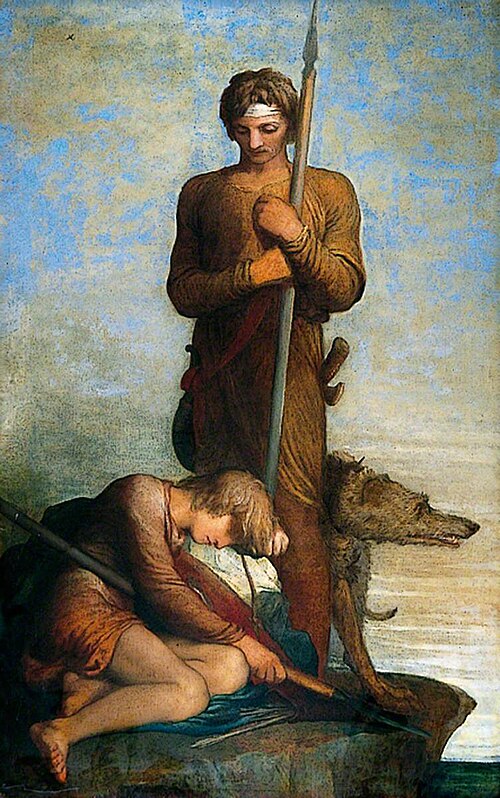 The Saxon Sentinels, 1848, George Frederic Watts
