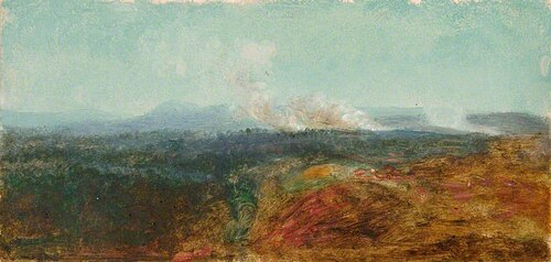 View in West Surrey, , George Frederic Watts