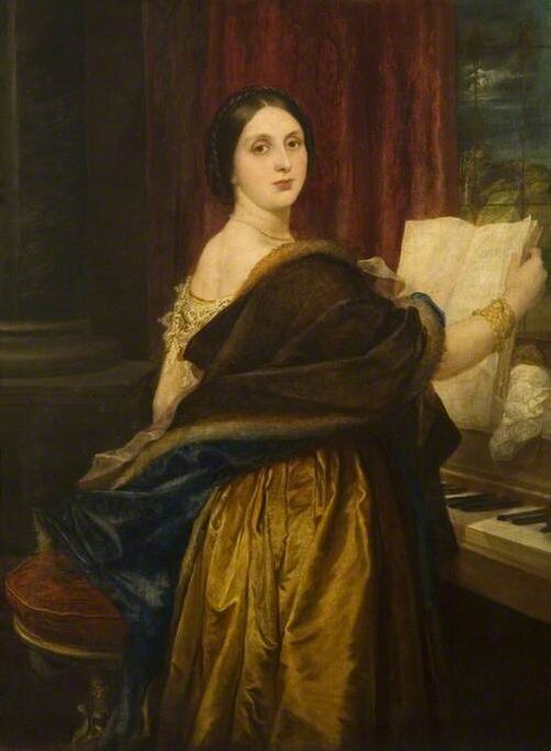 Mrs Prudence Penelope Cavendish Bentinck, 1850, George Frederic Watts