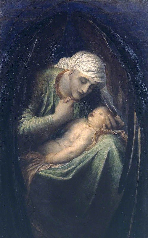Death Crowning Innocence, 1886, George Frederic Watts