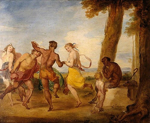 Nymphs and Satyrs, 1840, George Frederic Watts