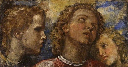 Three heads, , George Frederic Watts