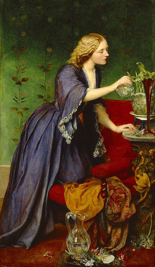 Jane 'Jeanie' Elizabeth Hughes, Mrs Nassau John Senior (1828-1877), 1857, George Frederic Watts