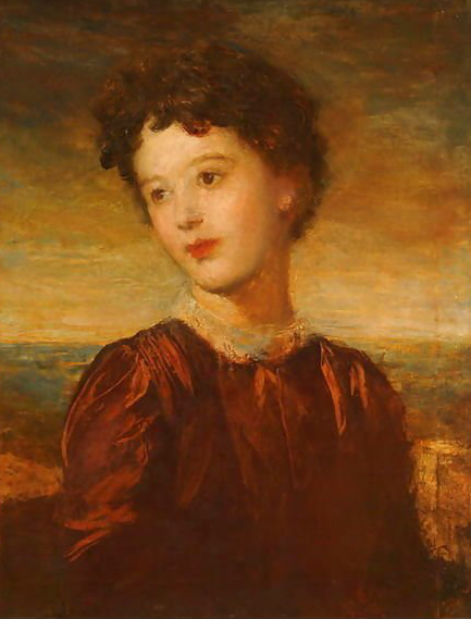 Laura Gurney (later Lady Troubridge), 1880, George Frederic Watts