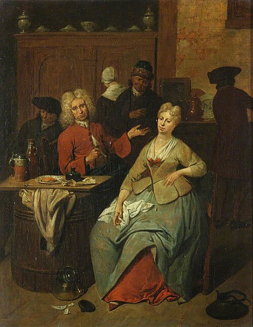 Tavern Scene (Man in a Red Jacket), , Jan Josef Horemans