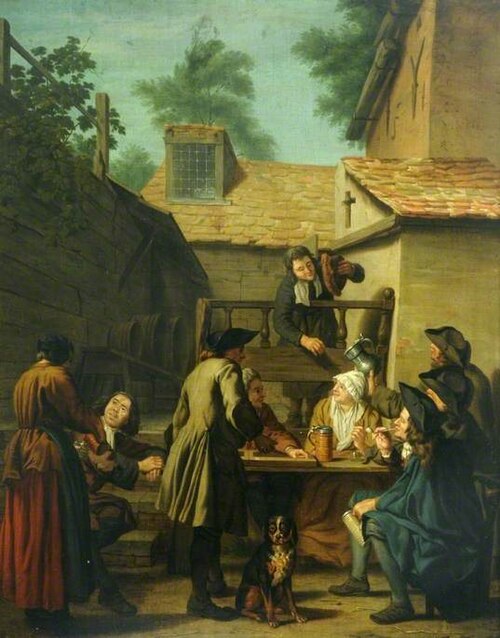 A Tavern Scene, , Jan Josef Horemans