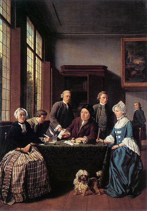 The Mariage contract, 1768, Jan Josef Horemans