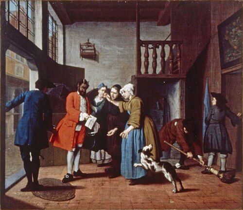 The physician as a devil, 1752, Jan Josef Horemans