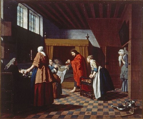 The physician as Jesus Christ, 1752, Jan Josef Horemans