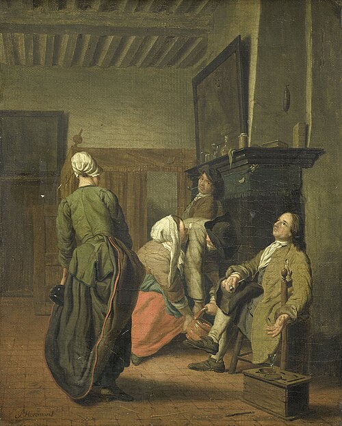 Merry company, 1750, Jan Josef Horemans