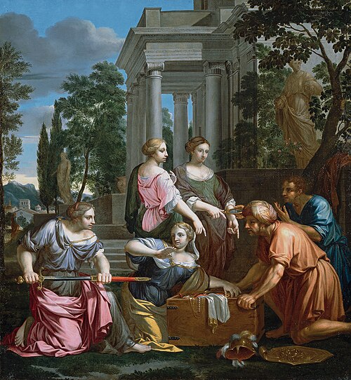 Achille parmi les filles de Lycomède, 1665, Adrien Dassier