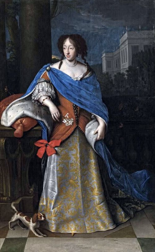 Bildnis der Henriette Adelaide von Savoyen, Gemahlin des Kurfürsten Ferdinand Maria von Bayern, 1650, Paul Mignard