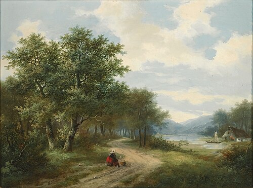 Summer landscape, 1869, Hendrik Pieter Koekkoek