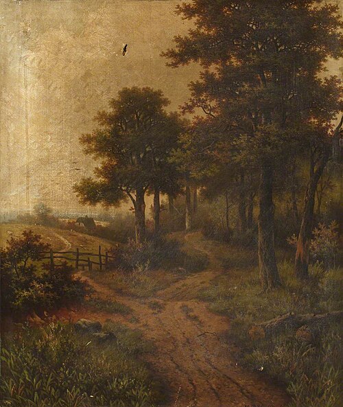 Path in the Woods, , Hendrik Pieter Koekkoek