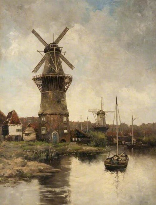 Windmills, , Hermanus the Younger Koekkoek