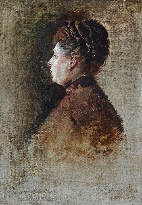 Sketch of HRH Princess Beatrice of Battenberg (1857–1944), 1891, George Ogilvy Reid