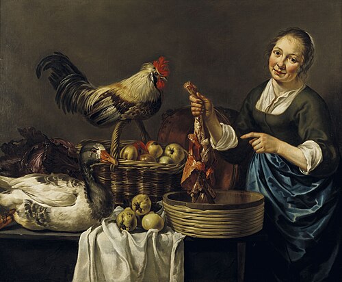 The cook, 1650, Willem van Odekercken