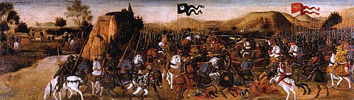La Bataille de Pydna, 1475, Andrea Verrocchio