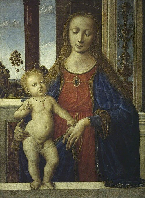 Virgin and Child, 1477, Andrea Verrocchio