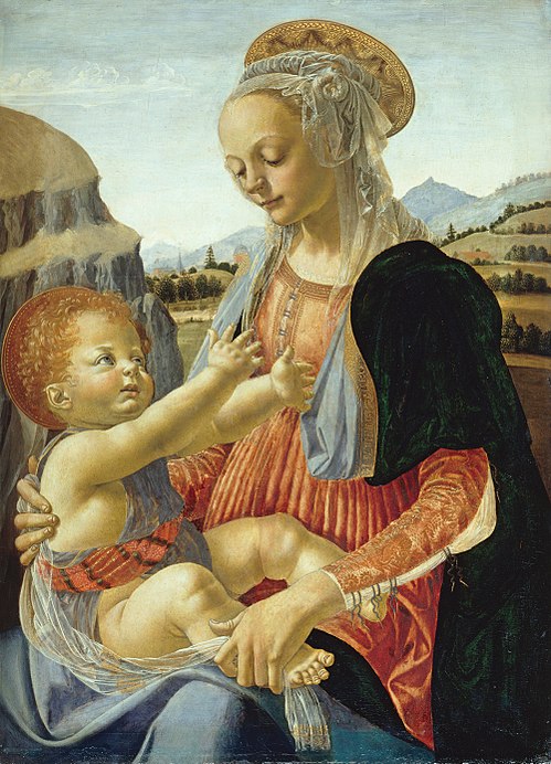Vierge à l'Enfant, 1470, Andrea Verrocchio