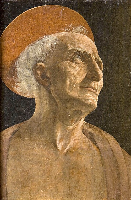 The Face of Saint Jerome, 1460, Andrea Verrocchio