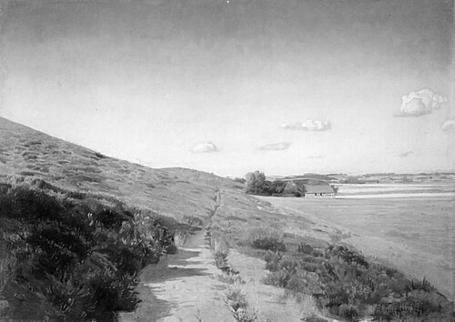 Sommerdag. Motiv fra Tange, 1898, Hans Knudsen
