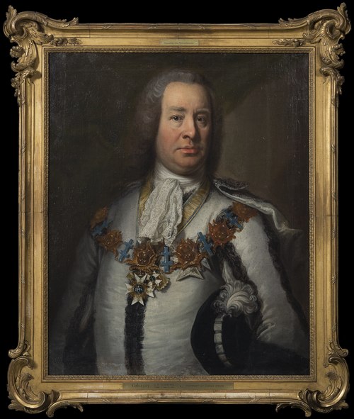 Portrait of Fabian Wrede, 1768, Johan Henrik Scheffel