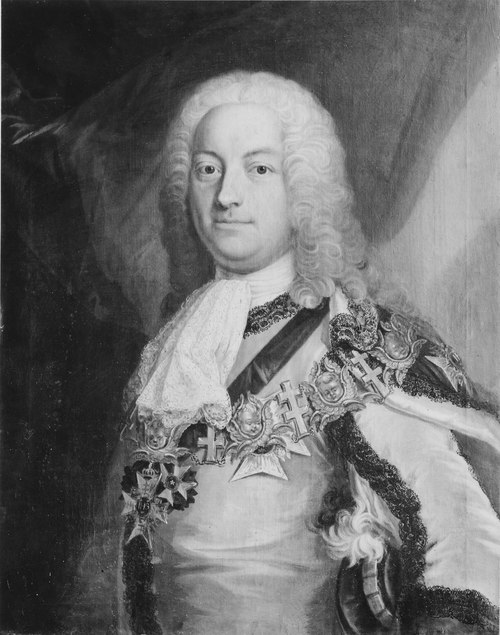 Portrait of Carl Fredrik Piper (1700–1770), , Johan Henrik Scheffel