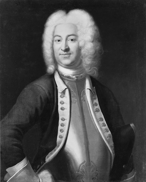 Gustaf Wilhelm von Köhler (1690-1739), baron, lieutenant colonel, married to countess Ulrika Eleonor, , Johan Henrik Scheffel