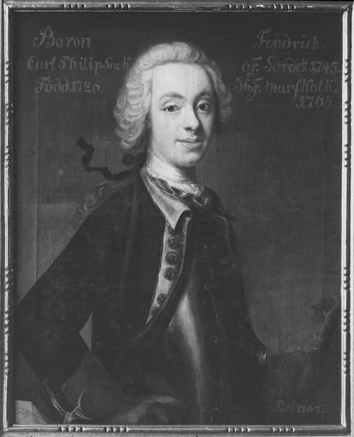 Carl Filip Sack, 1726-97, 1747, Johan Henrik Scheffel