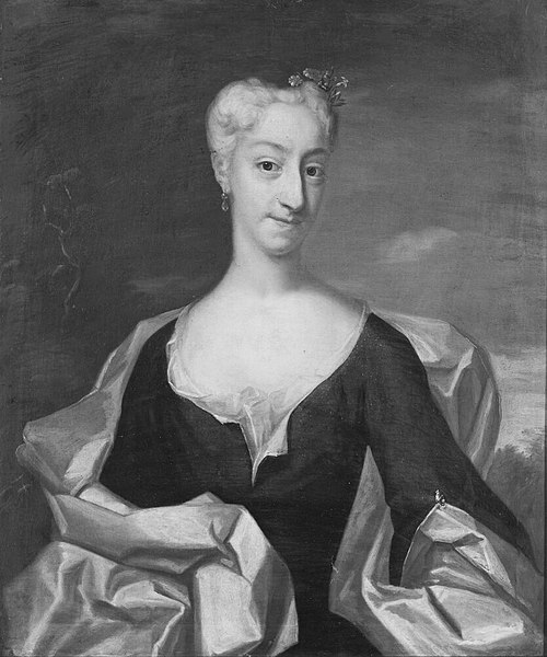 Hedvig von Witten (1712-1741), married to ryttmästare Jacob Danckwardt-Lillieström, , Johan Henrik Scheffel