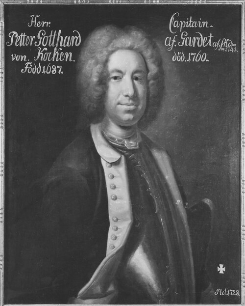Peter Gotthard von Kochen, 1685-1764, 1728, Johan Henrik Scheffel