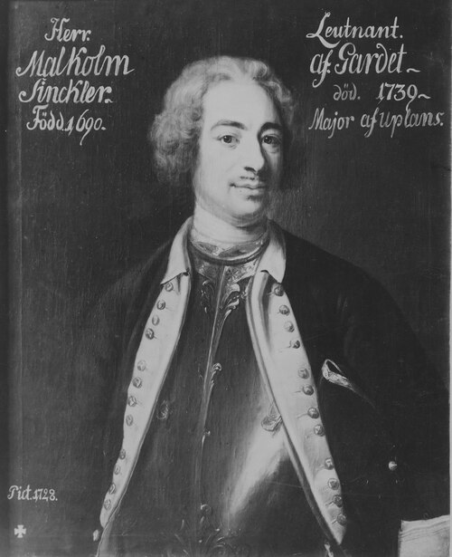 Malcolm Sinclair, 1690-1739, 1728, Johan Henrik Scheffel