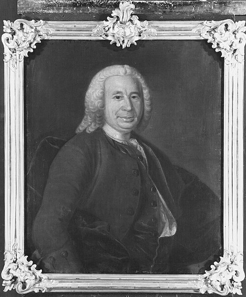 Christian Pettersson, 1692-1758, postdirektör, gift med Anna Elisabeth Lander, 1757, Johan Henrik Scheffel