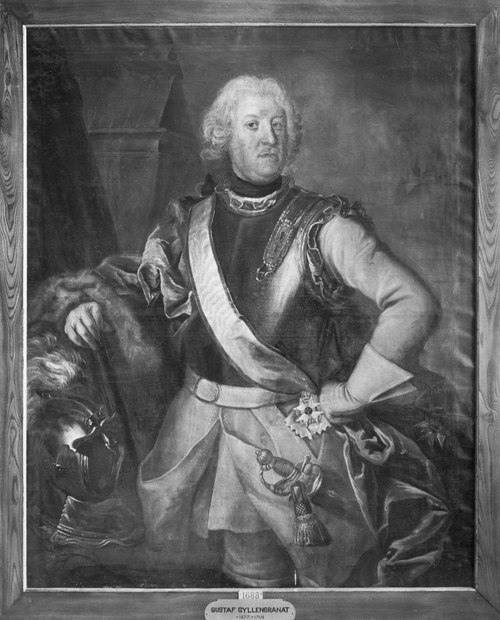 Gustaf Gyllengranat (1677-1749), baron, major-general, married to Maria Zimmerman, , Johan Henrik Scheffel