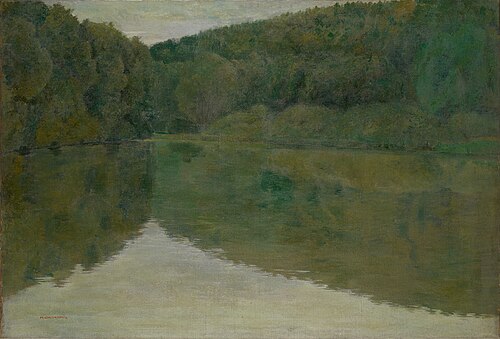 Der stille Teich, 1910, Friedrich König