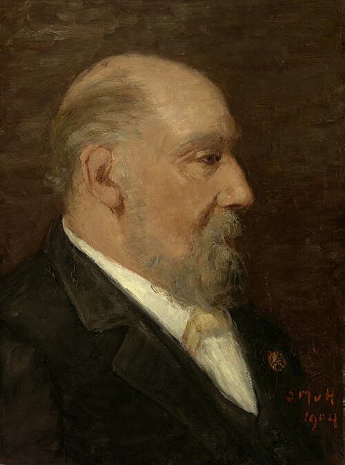 Portrait of H.W. Mesdag, 1896, Sina Mesdag-van Houten