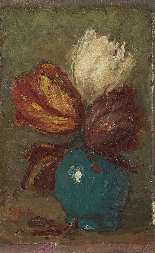 Tulips, 1887, Sina Mesdag-van Houten