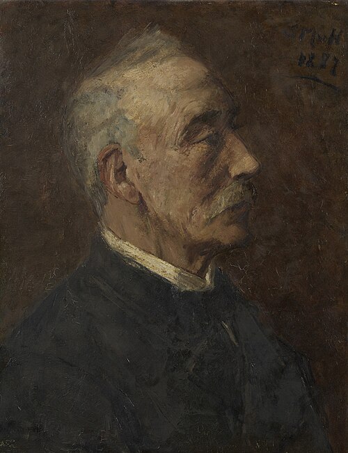 Portrait of Mr Tonkes, 1887, Sina Mesdag-van Houten