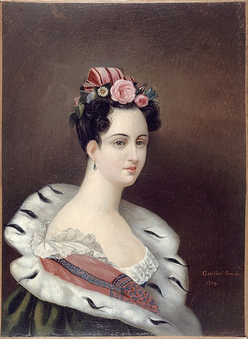 Portrait de femme, 1829, Théophile Gautier