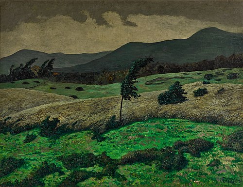 Storm in the Pyrenees, 1885, Darío de Regoyos