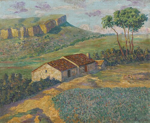 The Countryside near Ripoll, Catalonia, 1912, Darío de Regoyos