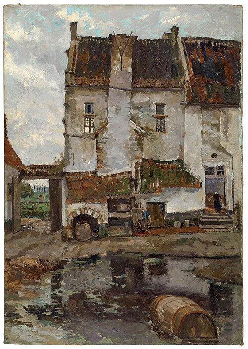 Outskirts of Brussels, 1881, Darío de Regoyos
