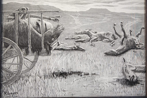 Victims of the party, 1894, Darío de Regoyos